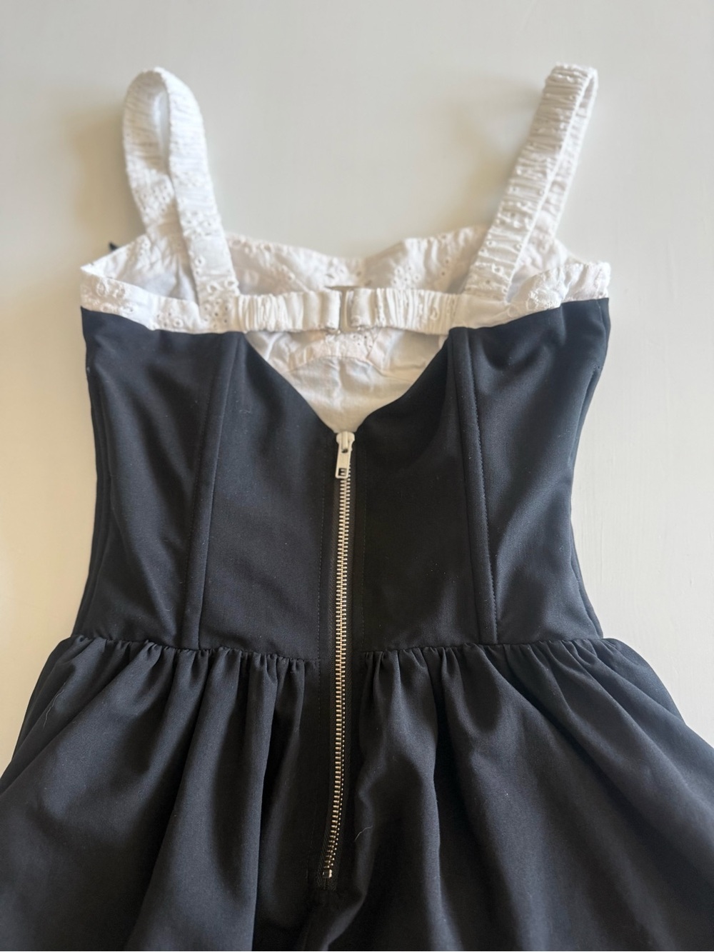 For Love & Lemons Minette Bustier Mini Coquette whimsy Corset Dress eyelet - Picture 5 of 13
